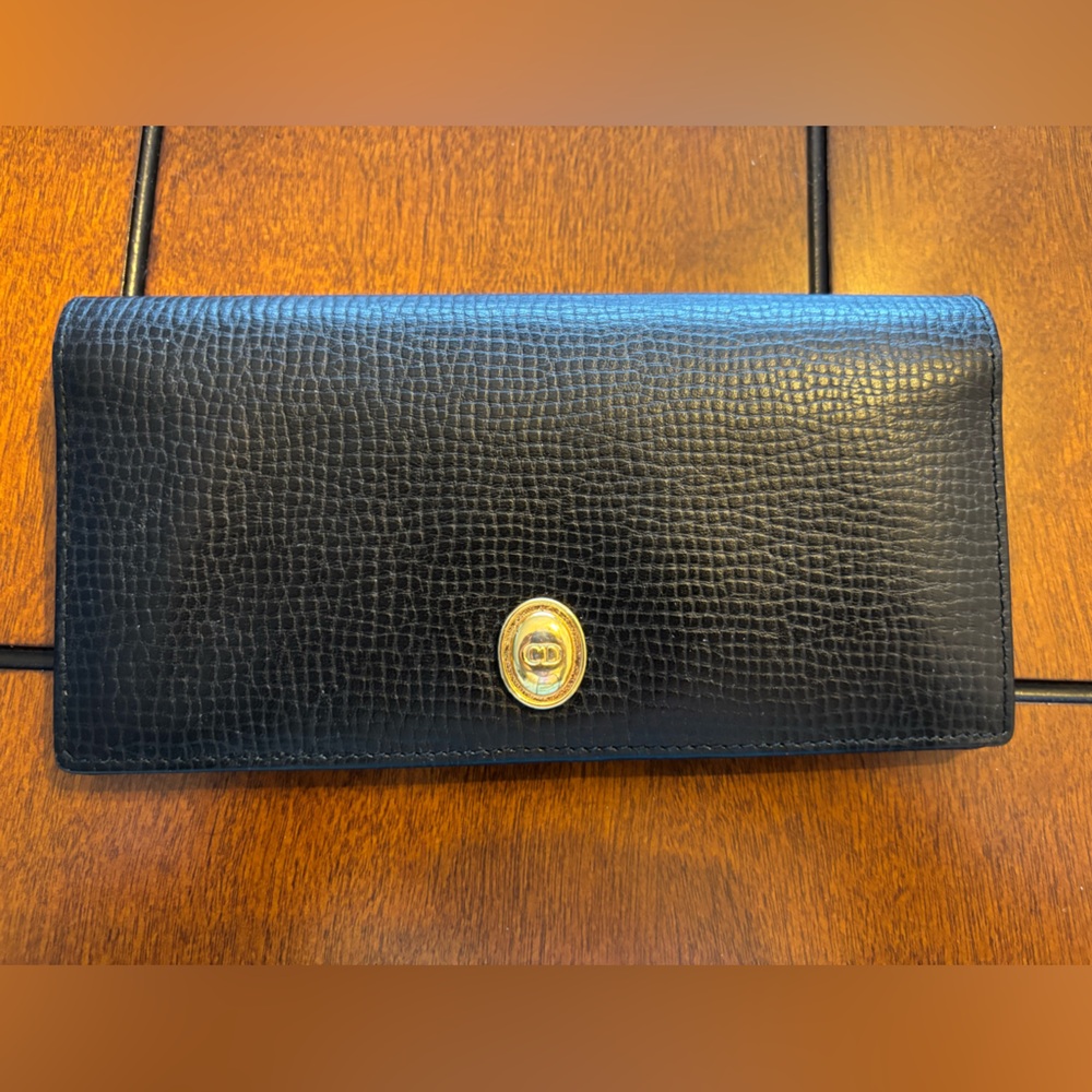 Christian Dior Vintage long wallet- EUC